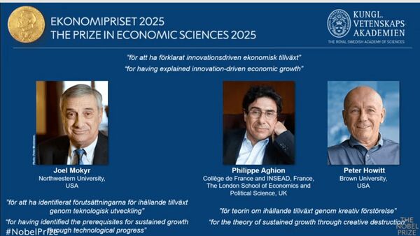 نوبل اقتصاد امسال به سه نفر رسید