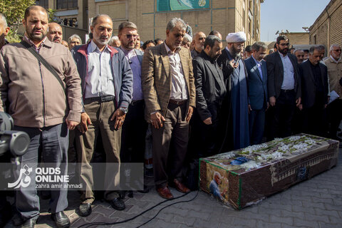 تشییع پیکر «محمد کاسبی»