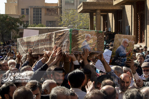 تشییع پیکر «محمد کاسبی»