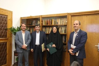 اعطای حکم سرپرست جدید معاونت آموزشی دانشگاه بین‌المللی امام رضا(ع)