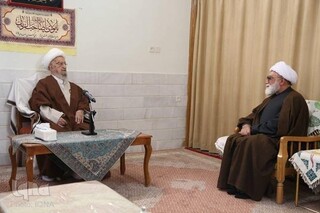 دیدار تولیت آستان قدس رضوی با آیت‌الله العظمی مکارم شیرازی