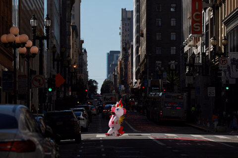 تصاویری از اعتراضات ضد ترامپ، جنبش «بدون پادشاه» در سراسر آمریکا