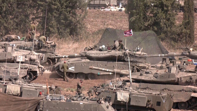 مانور نظامی ارتش رژیم صهیونیستی در مرزهای لبنان