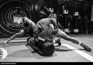 تک عکس | تمرینات سخت امیر علی اکبری برای قهرمانی در قفس