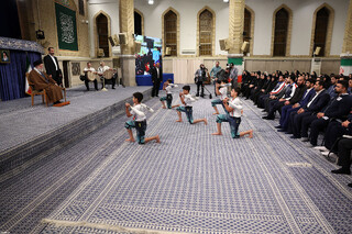 دیدار قهرمانان و مدال‌آوران ورزشی و المپیادهای علمی جهانی با رهبر معظم انقلاب