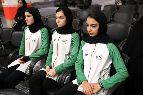 دیدار قهرمانان و مدال‌آوران ورزشی و المپیادهای علمی جهانی با رهبر معظم انقلاب