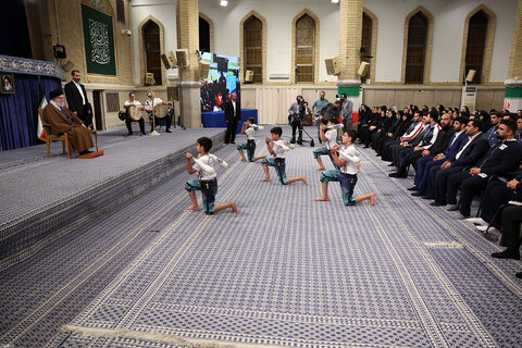 دیدار قهرمانان و مدال‌آوران ورزشی و المپیادهای علمی جهانی با رهبر معظم انقلاب