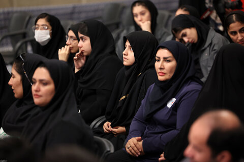 دیدار قهرمانان و مدال‌آوران ورزشی و المپیادهای علمی جهانی با رهبر معظم انقلاب