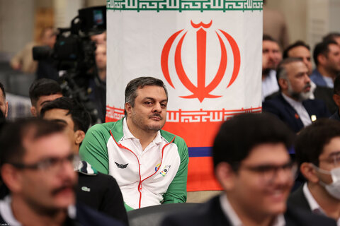 دیدار قهرمانان و مدال‌آوران ورزشی و المپیادهای علمی جهانی با رهبر معظم انقلاب
