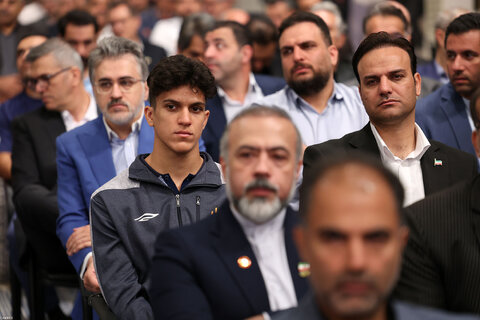 دیدار قهرمانان و مدال‌آوران ورزشی و المپیادهای علمی جهانی با رهبر معظم انقلاب