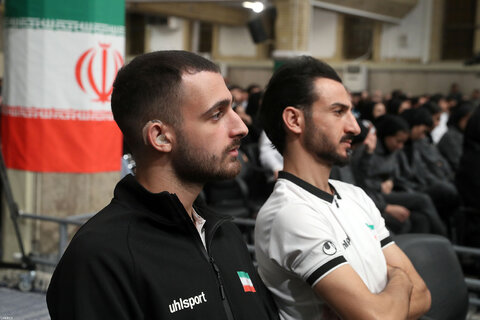 دیدار قهرمانان و مدال‌آوران ورزشی و المپیادهای علمی جهانی با رهبر معظم انقلاب