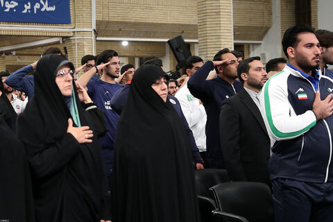 دیدار قهرمانان و مدال‌آوران ورزشی و المپیادهای علمی جهانی با رهبر معظم انقلاب