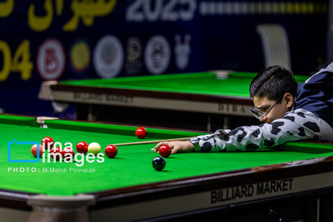 عکس روز | مسابقات اسنوکر «طهران کاپ»