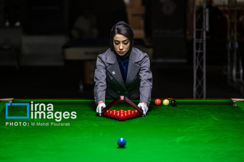 عکس روز | مسابقات اسنوکر «طهران کاپ»