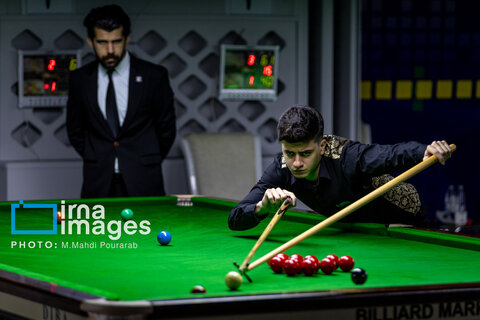 عکس روز | مسابقات اسنوکر «طهران کاپ»