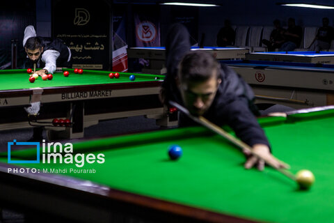 عکس روز | مسابقات اسنوکر «طهران کاپ»