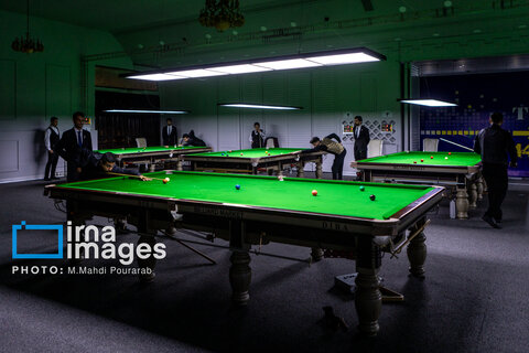 عکس روز | مسابقات اسنوکر «طهران کاپ»