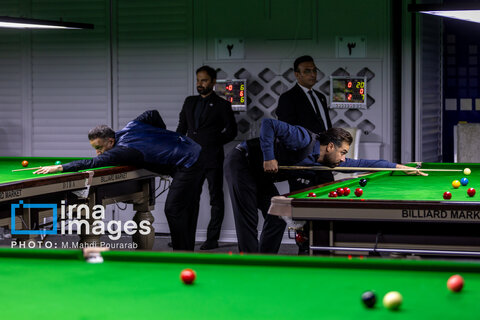 عکس روز | مسابقات اسنوکر «طهران کاپ»