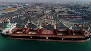 صادرات بیش از ۲۳ میلیون تُن کالا از بندر شهید رجایی