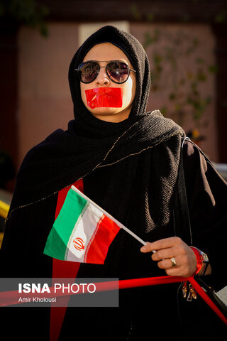 تجمع اعتراضی مقابل سفارت فرانسه در تهران