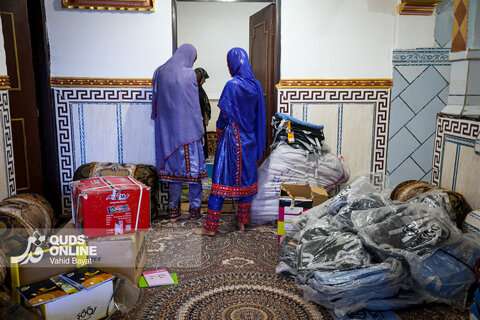 توزیع بسته های تحصیلی در روستاهای سیستان و بلوچستان