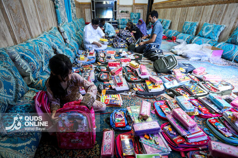 توزیع بسته های تحصیلی در روستاهای سیستان و بلوچستان