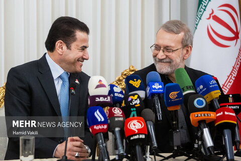 دیدار دبیر شورای امنیت ملی ایران با مشاور امنیت ملی جمهوری عراق