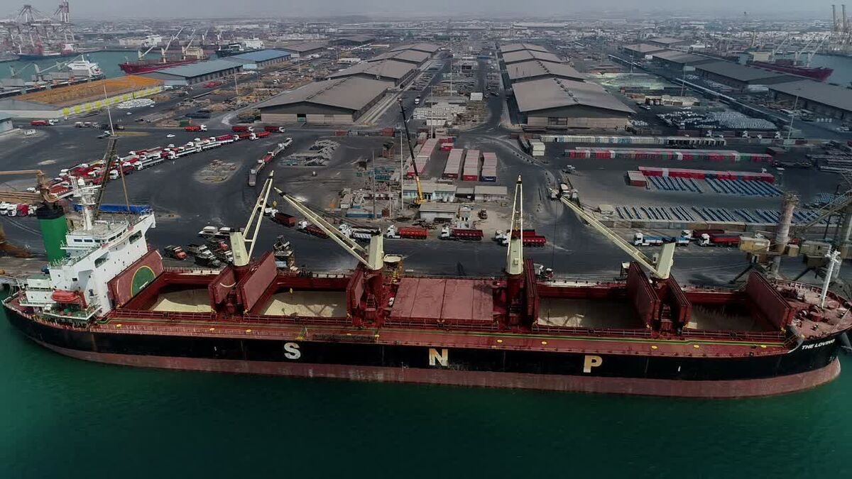 صادرات بیش از ۲۳ میلیون تُن کالا از بندر شهید رجایی