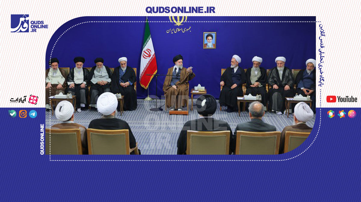 فیلم | بیانات رهبر معظم انقلاب در دیدار دست‌اندرکاران گردهمایی بین‌المللی آیت‌الله نائینی