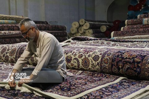 گزارش تصویری | خدمت فرش در حرم امام رضا (ع)