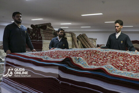 گزارش تصویری | خدمت فرش در حرم امام رضا (ع)