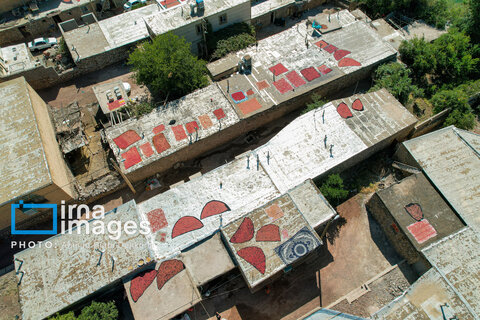 تک عکس | پشت‌بام های ترش و شیرین روستای مشایخ