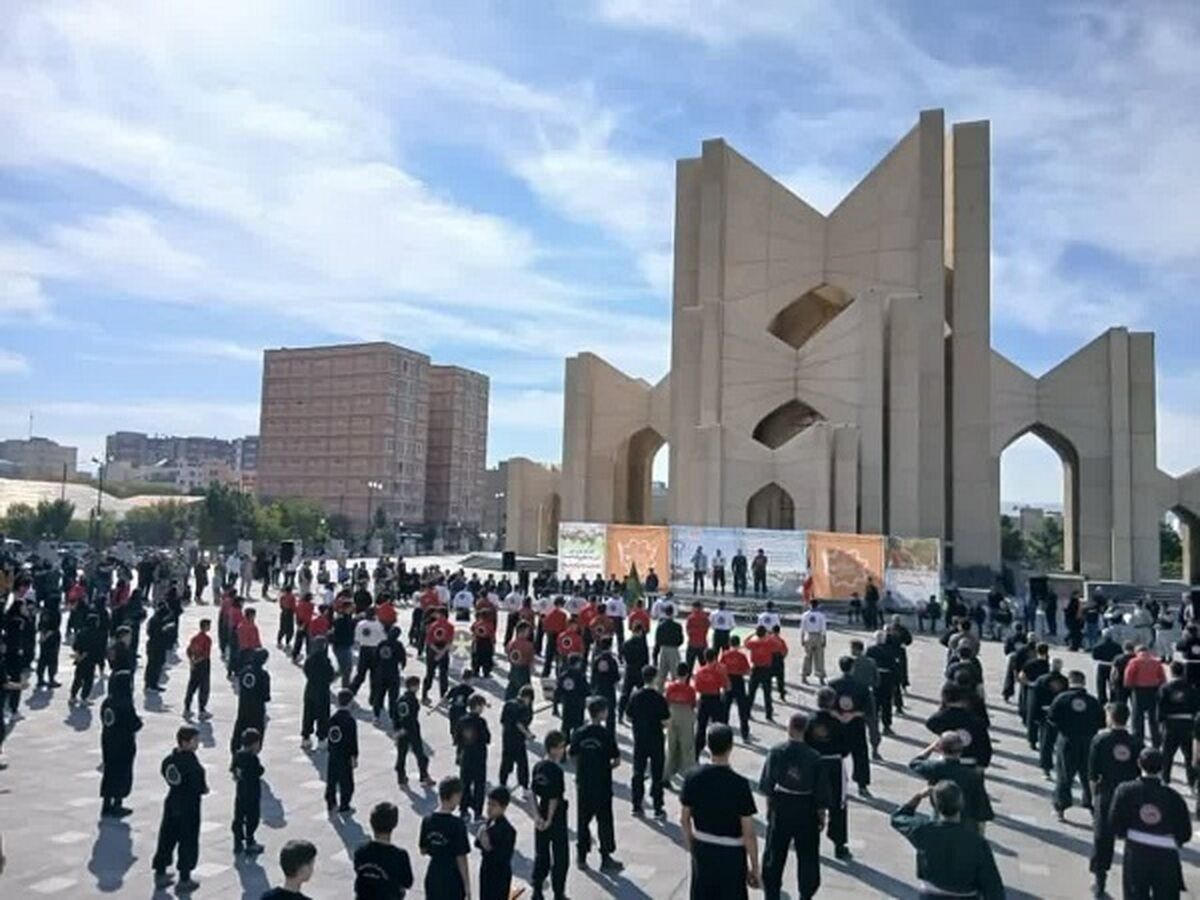 ابراز ارادت ورزشکاران آذربایجان شرقی به امام رئوف در هفته تربیت‌بدنی