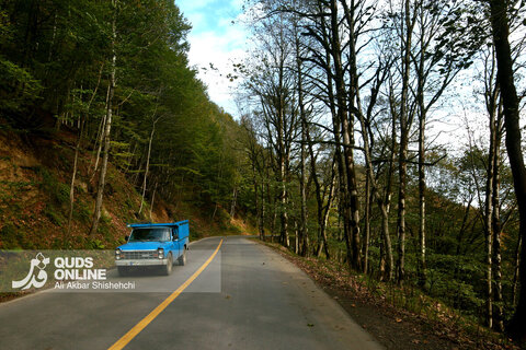 گزارش تصویری | طبیعت زیبای پاییزی جاده اسالم به خلخال