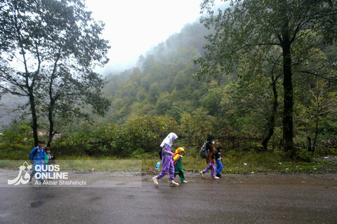 گزارش تصویری | طبیعت زیبای پاییزی جاده اسالم به خلخال