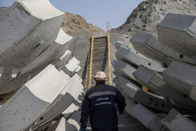 گزارش تصویری | بازدید از طرح تامین آب مشهد از رودخانه‌های مرزی یال شمالی هزار مسجد