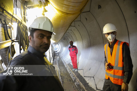 گزارش تصویری | بازدید از طرح تامین آب مشهد از رودخانه‌های مرزی یال شمالی هزار مسجد