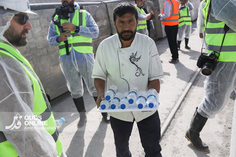 گزارش تصویری | بازدید از طرح تامین آب مشهد از رودخانه‌های مرزی یال شمالی هزار مسجد