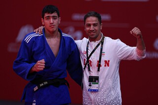 جودو بازی‌های آسیایی؛ سبحان حکیمی به مدال برنز رسید 