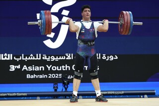 وزنه‌برداری بازی‌های آسیایی جوانان؛ ادیبی از کسب مدال بازماند