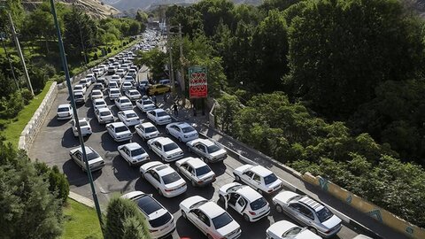 ترافیک سنگین در محورهای شمالی کشور