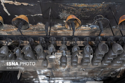 گزارش تصویری | آتش‌سوزی یک رستوران در شهرک غرب