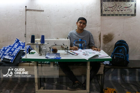 محمد حسین حیدری ۱۴ساله ، دوست دارم پزشک عمومی شوم.