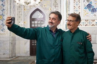 گردهمایی هنرمندان حوزه هنری سوره در حرم مطهر رضوی