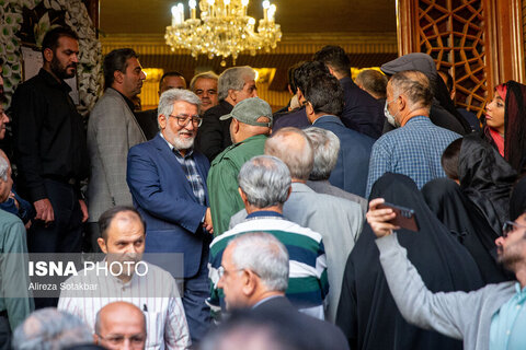 مراسم ترحیم سیدمحمد تاج‌زاده