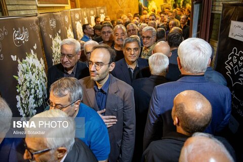 مراسم ترحیم سیدمحمد تاج‌زاده