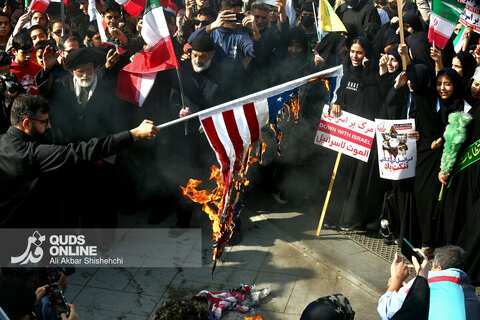راهپیمایی گرامیداشت روز ۱۳ آبان - مشهد