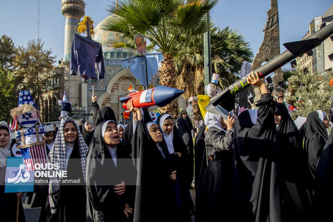 گزارش تصویری | راهپیمایی گرامیداشت روز ۱۳ آبان - تهران