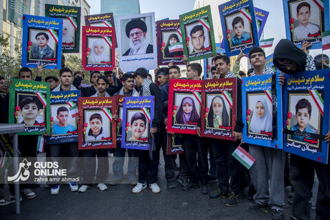 گزارش تصویری | راهپیمایی گرامیداشت روز ۱۳ آبان - تهران