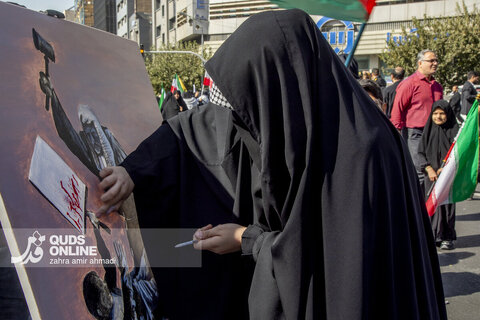 گزارش تصویری | راهپیمایی گرامیداشت روز ۱۳ آبان - تهران